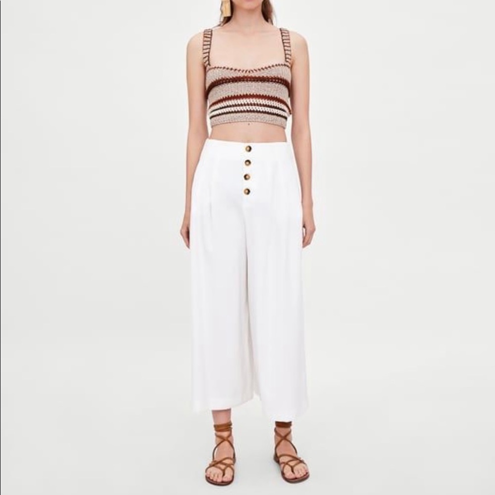Zara wide leg pants